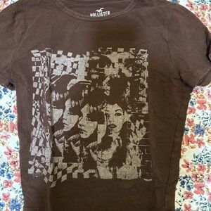 Hollister Dark Brown Tee
